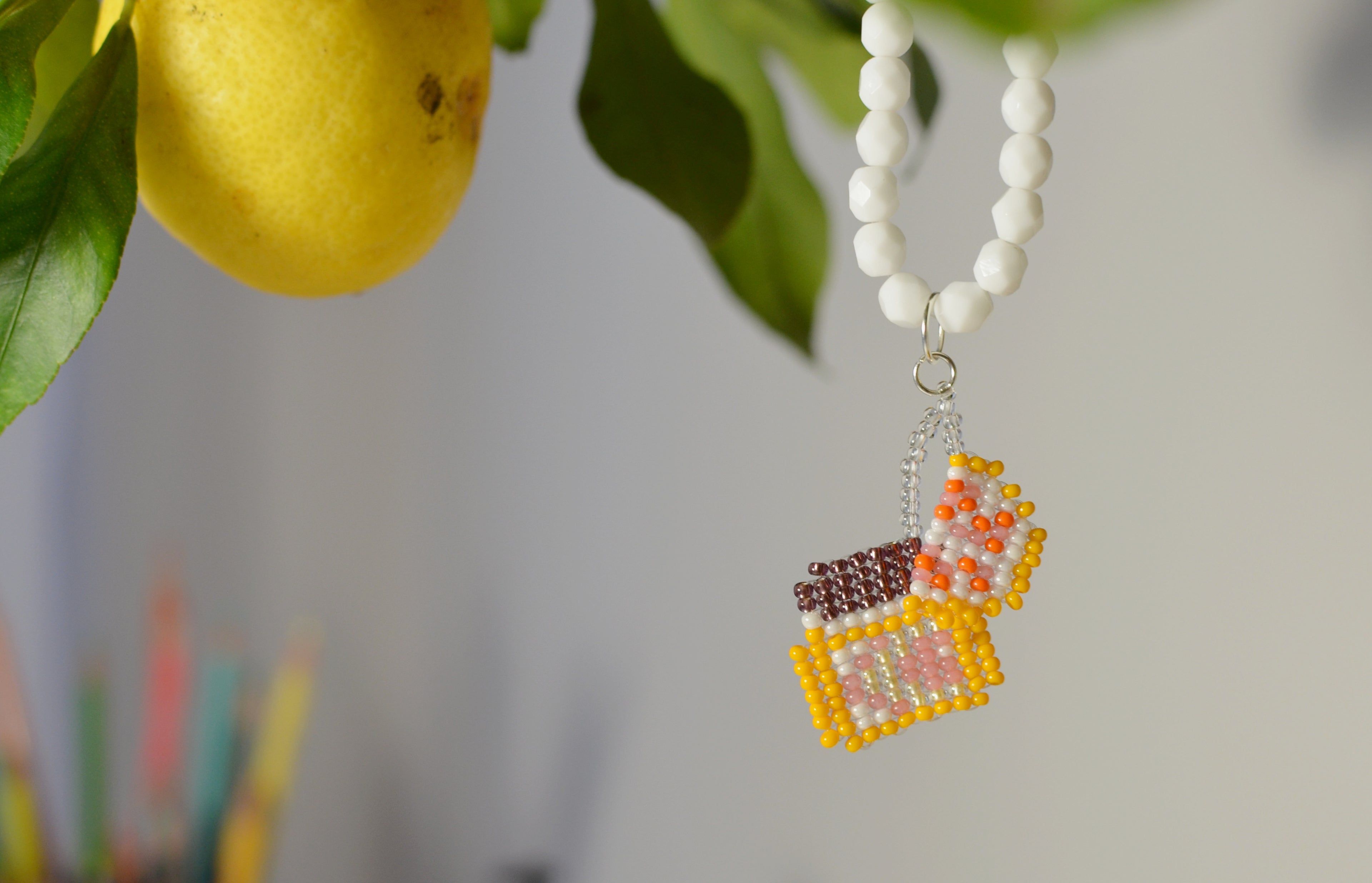 Orange Marmalade Necklace