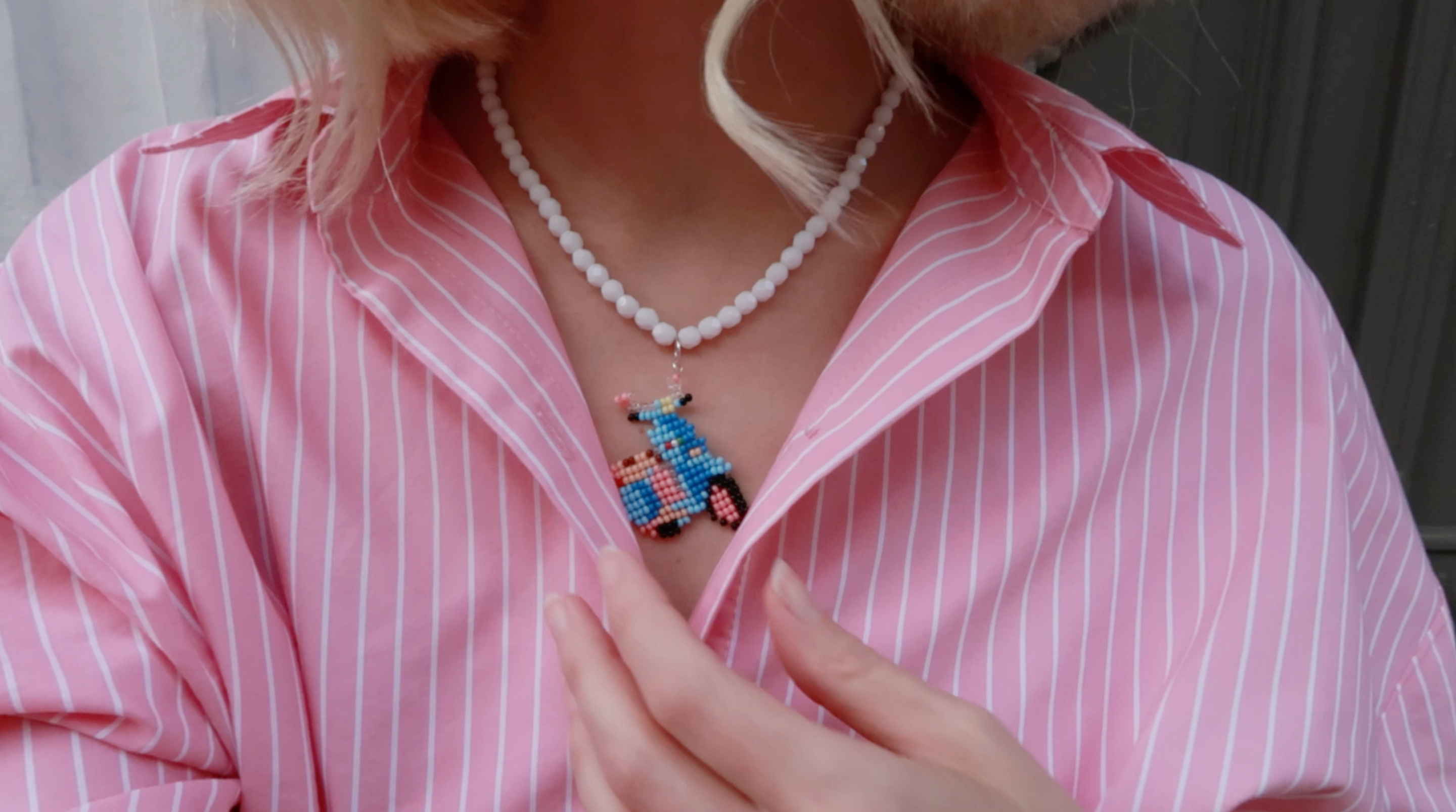 Vacation Bike Necklace