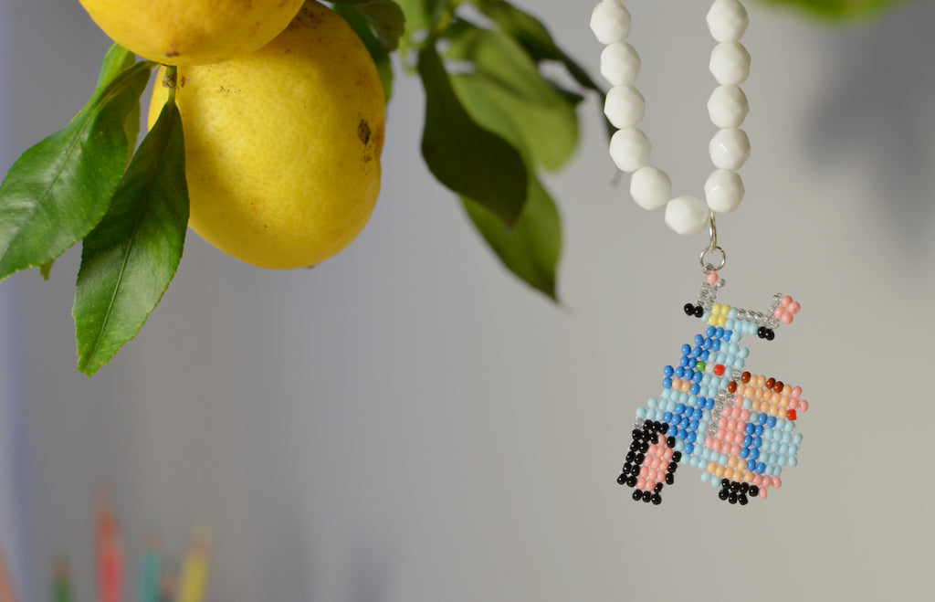 Vacation Bike Necklace